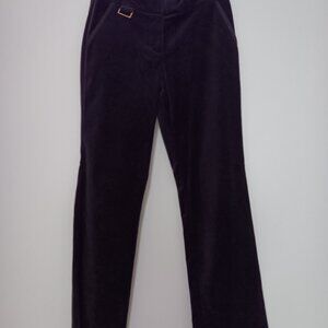 Tommy Hilfiger velour pant in eggplant - sz 2